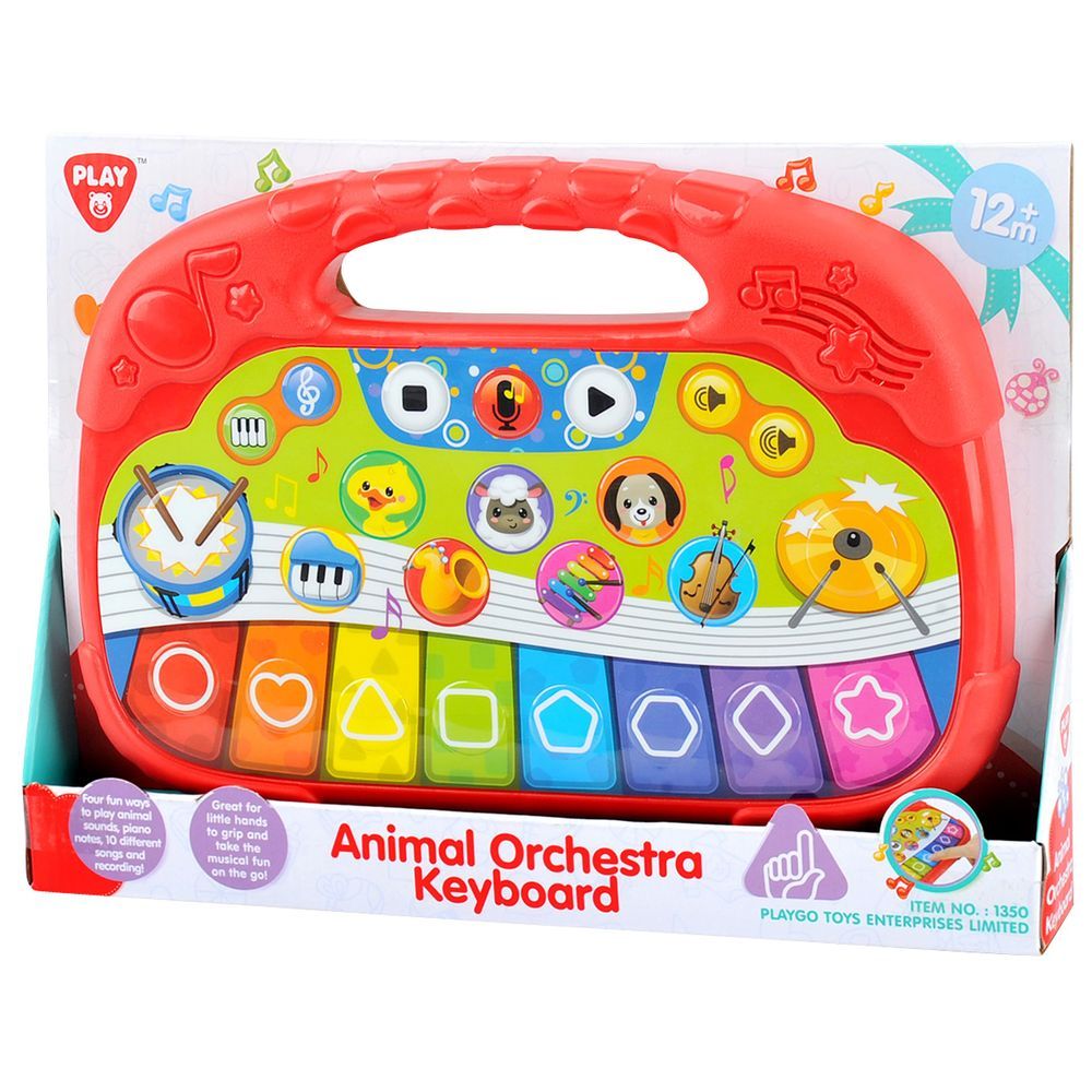 Playgo - Animal Orchestra Keyboard - Red