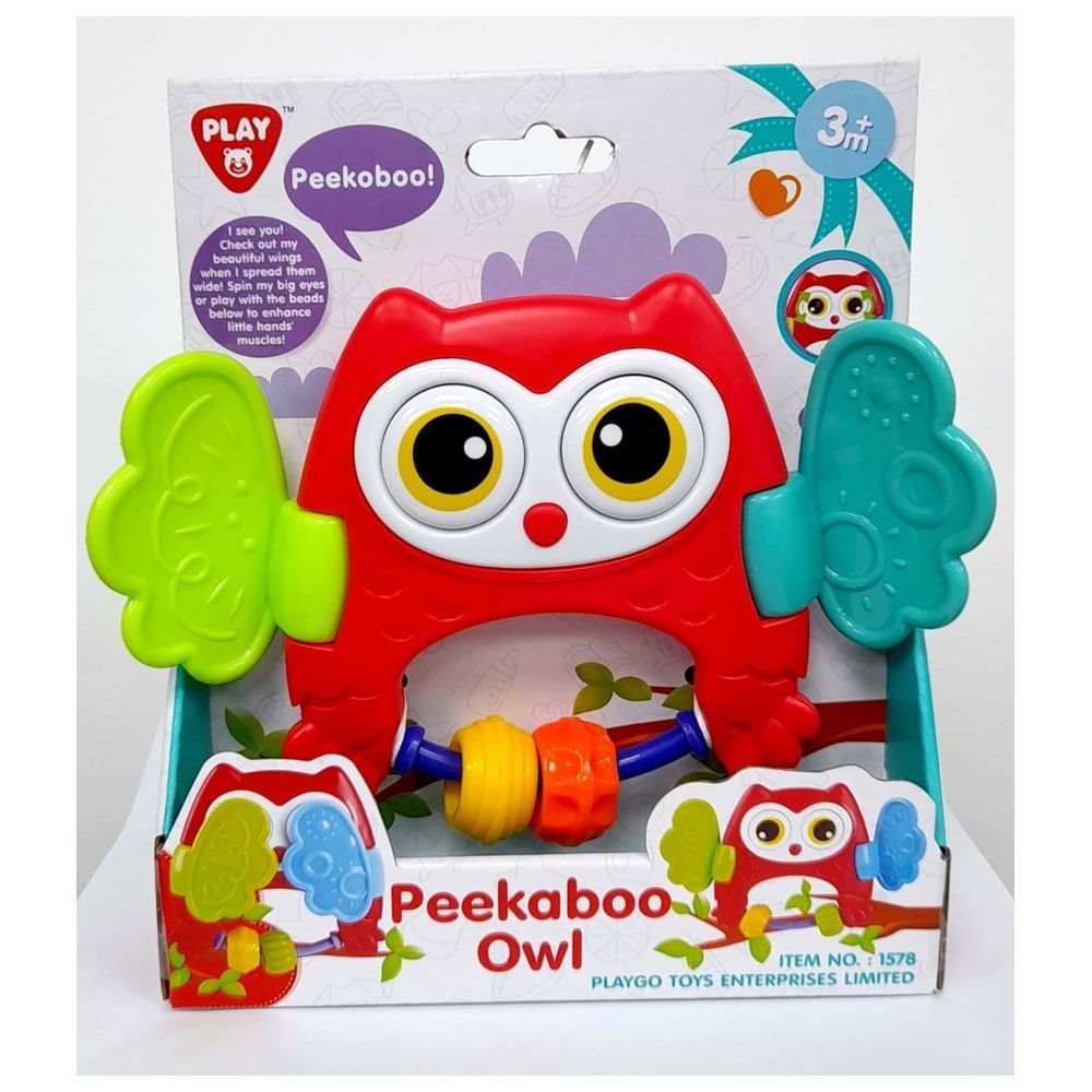 PlayGo - Peekaboo Owl Sensory Toy