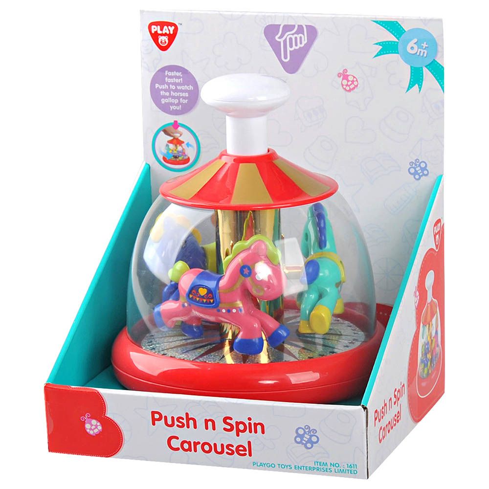 Playgo - Push N Spin Carousel