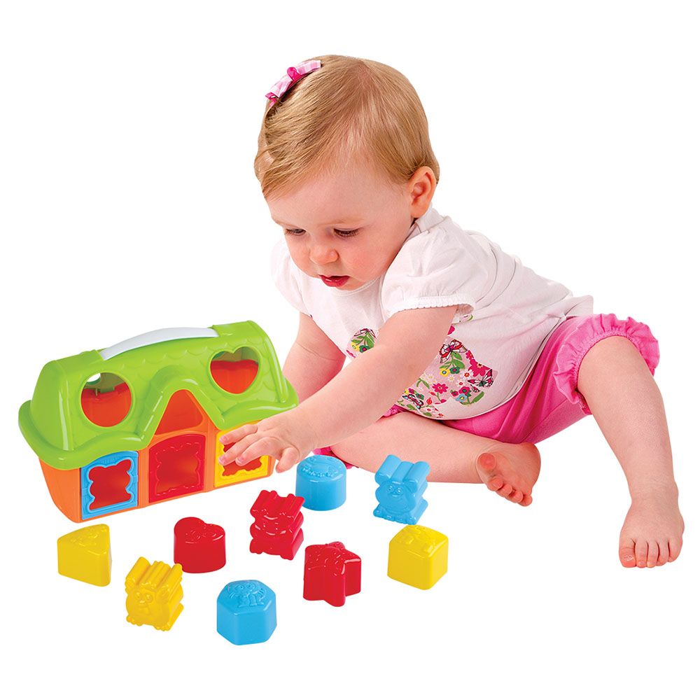 PlayGo - Shape-A-Barn Shape Sorter 10pcs