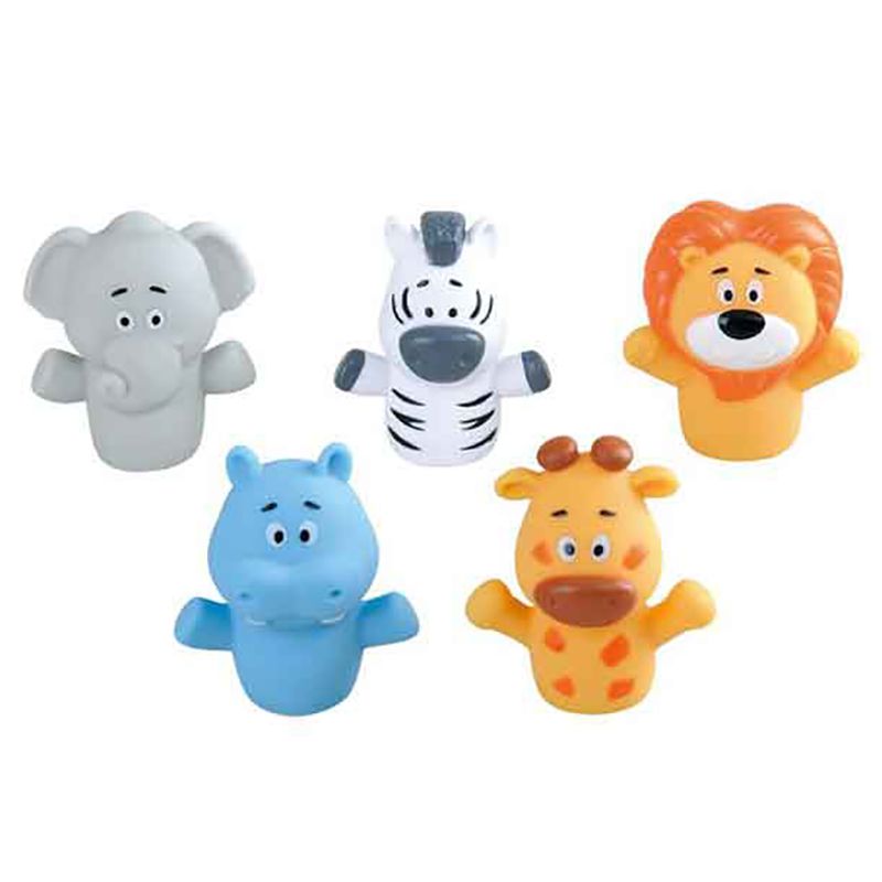 Playgo - Wild Safari Finger Puppets 5pcs