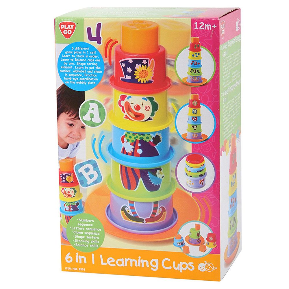 PlayGo - 6in1 Learning Cups