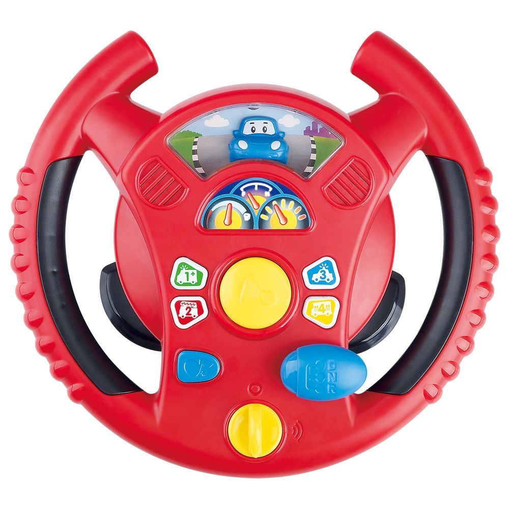 Playgo - Musical Steering Wheel - Red