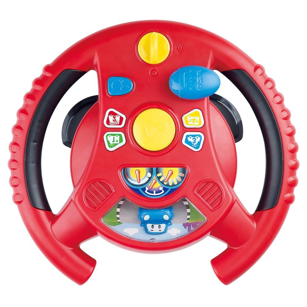 Playgo - Musical Steering Wheel - Red