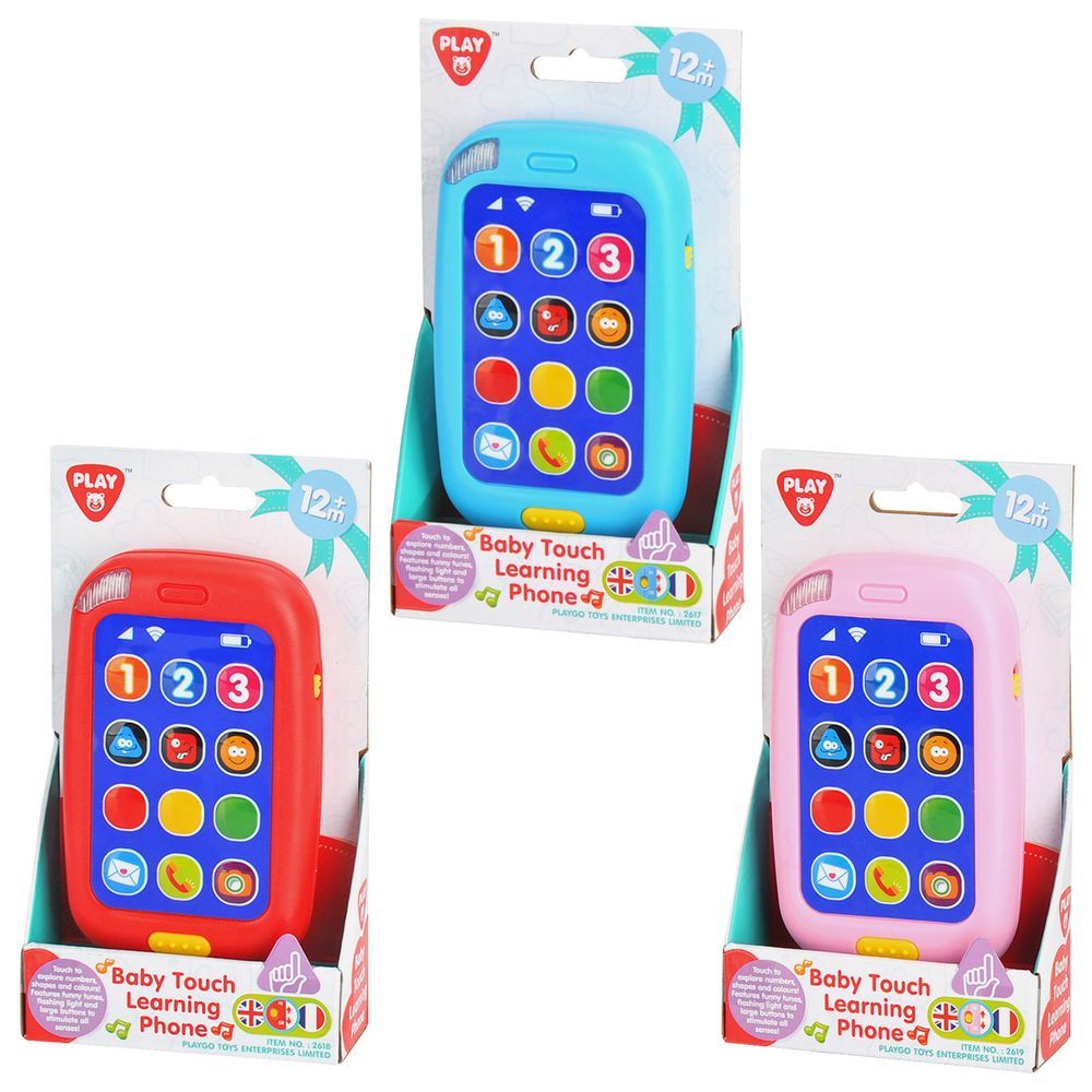 Playgo - Baby Touch Learning Phone - Assorted 1pc