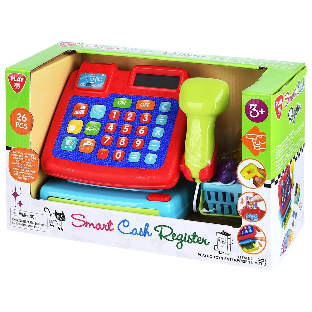 Playgo - Smart Cash Register - 26pc-Set