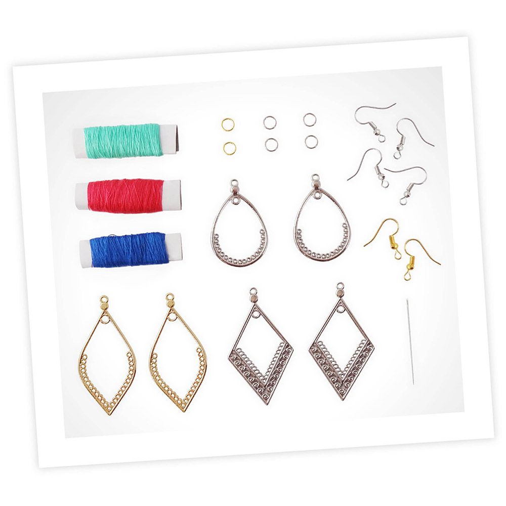 Buki France - String Art 3 Items of Jewellery Kit