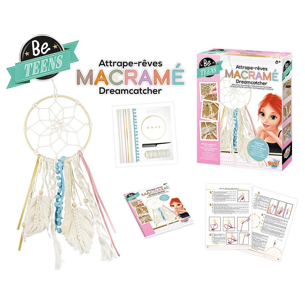 Buki France - Macrame Dreamcatcher Kit