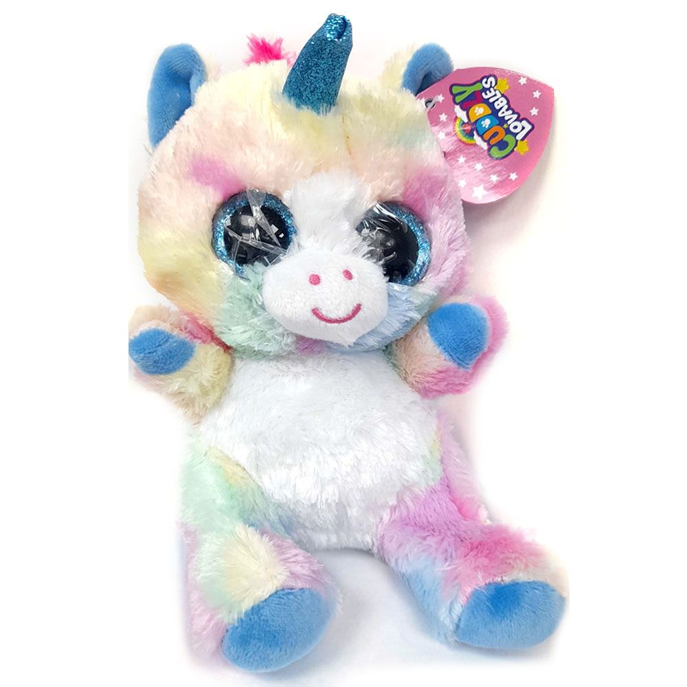 Cuddly Lovables - Rainbow Tie Dye Plush Toy - 15 cm