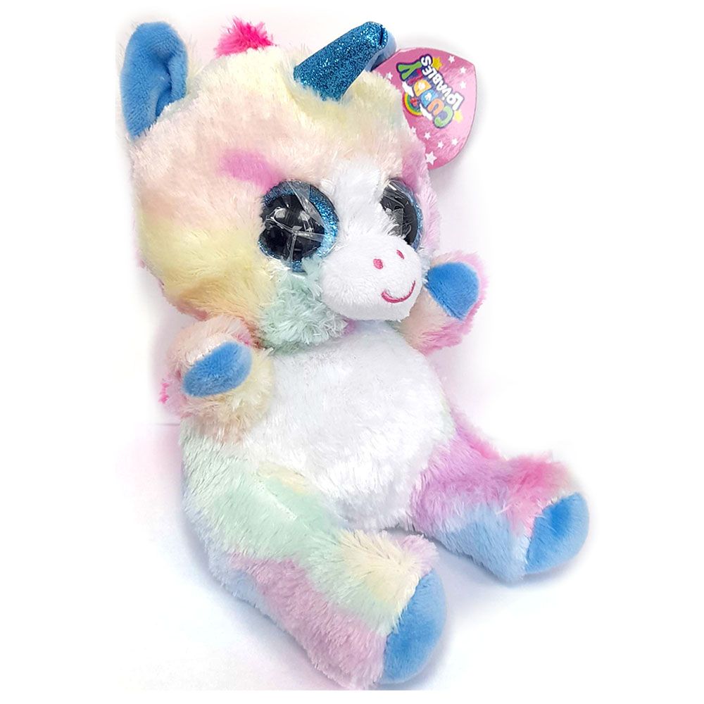 Cuddly Lovables - Rainbow Tie Dye Plush Toy - 15 cm