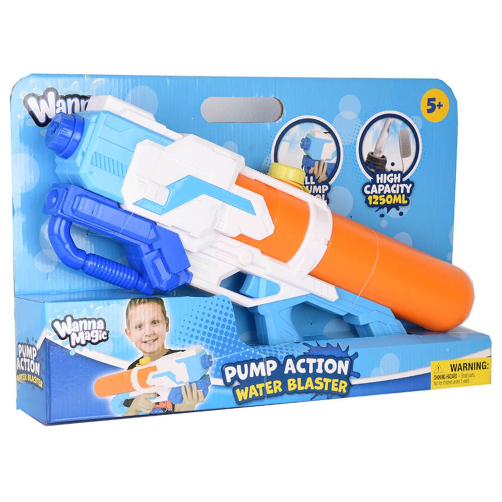 Wanna Bubbles - Pump Action Water Blaster Gun - Assorted 1pc