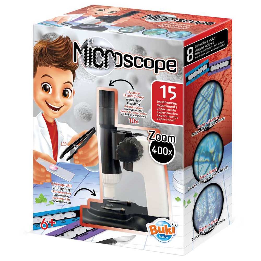 Buki France - Microscope With 15 Experiments Kit