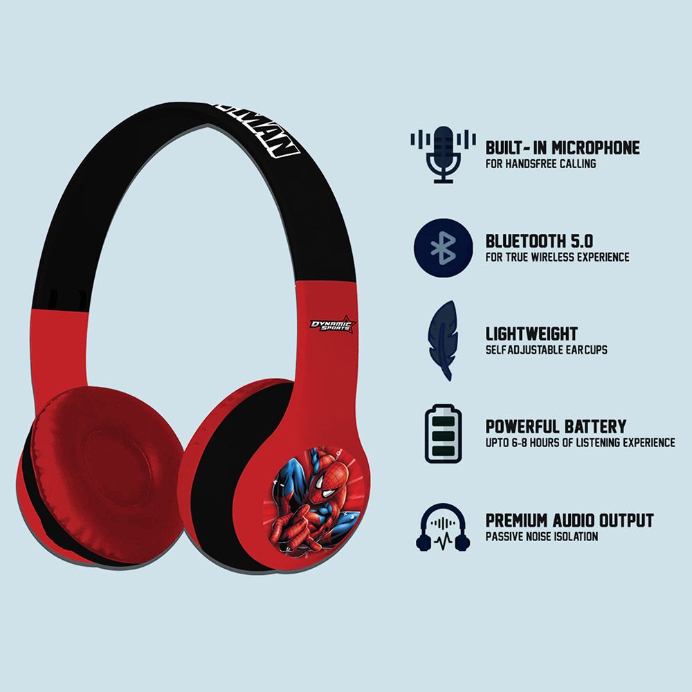 Dynamic Sports - Disney Spiderman Headphones - Assorted 1pc