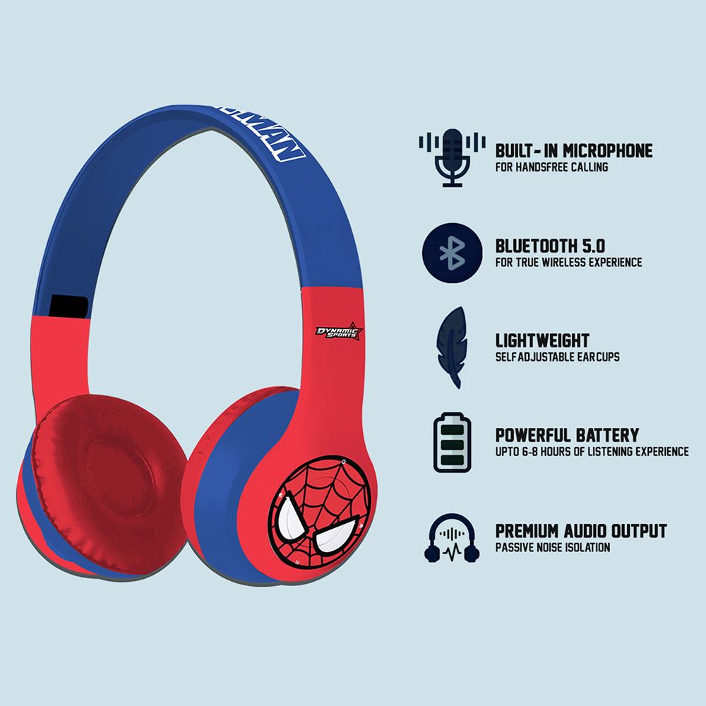 Dynamic Sports - Disney Spiderman Headphones - Assorted 1pc