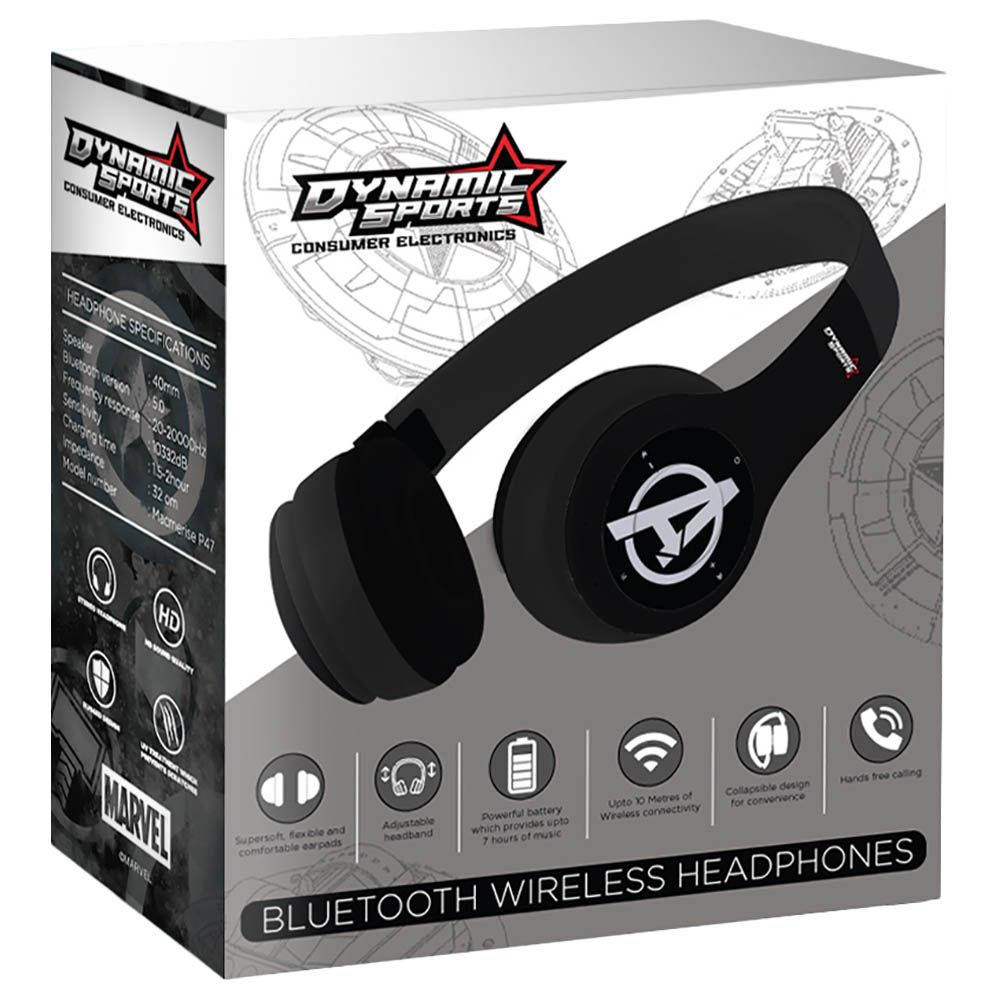 Dynamic Sports - Disney Avengers Headphones - Black