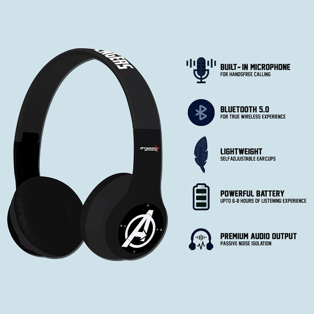 Dynamic Sports - Disney Avengers Headphones - Black