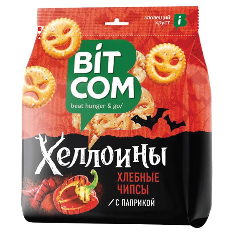 Bitcom - Helloiny Paprika Bread Chips - 150g