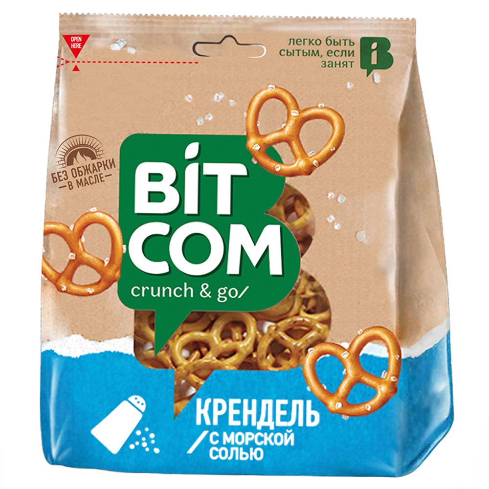 Bitcom - Pretzel with Sea Salt - 130g