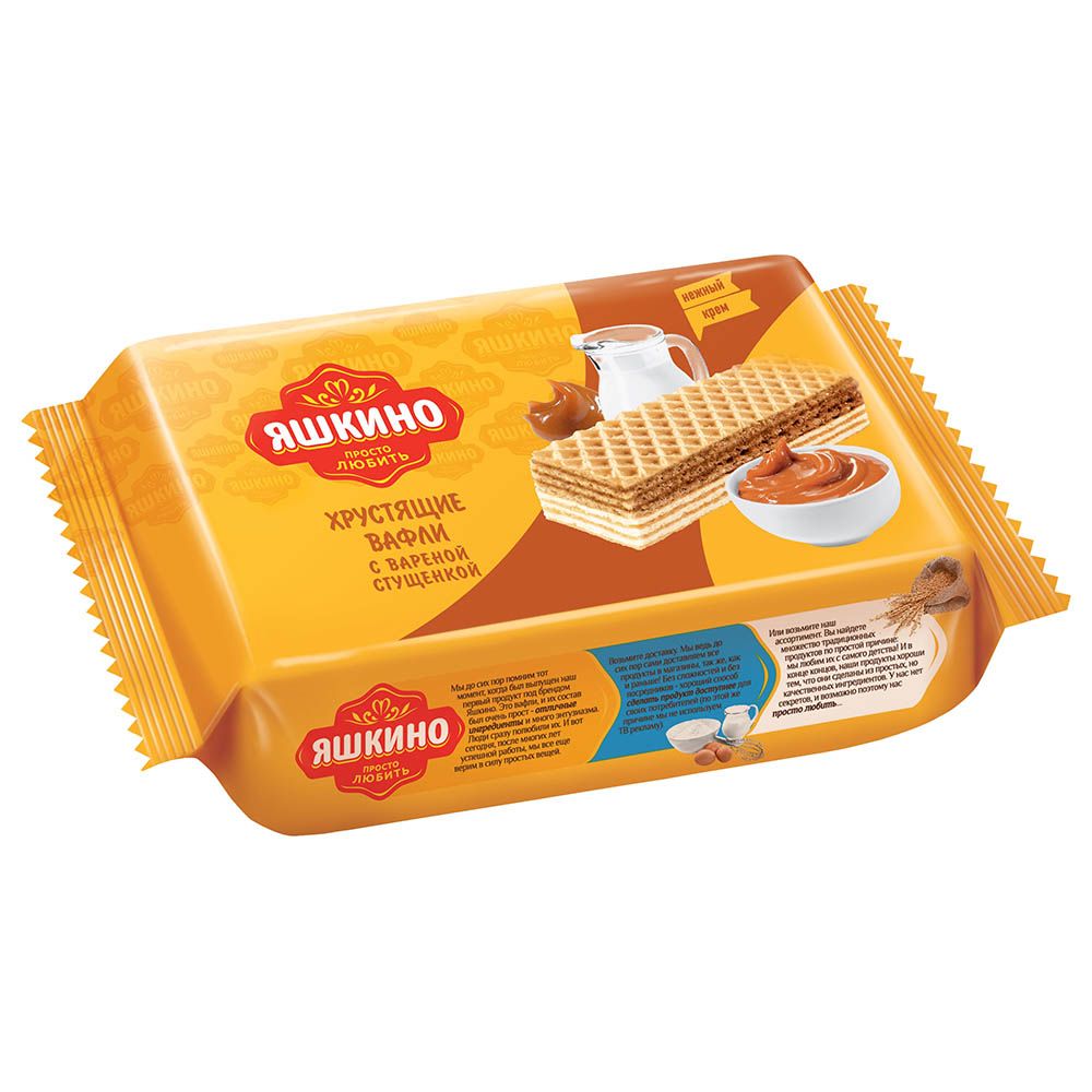 Yashkino - Waffle with Condensed Milk - 200g