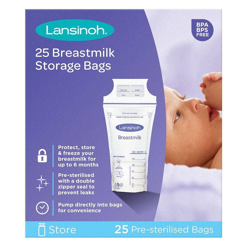 Lansinoh - Breastmilk Storage Bags - 25pcs