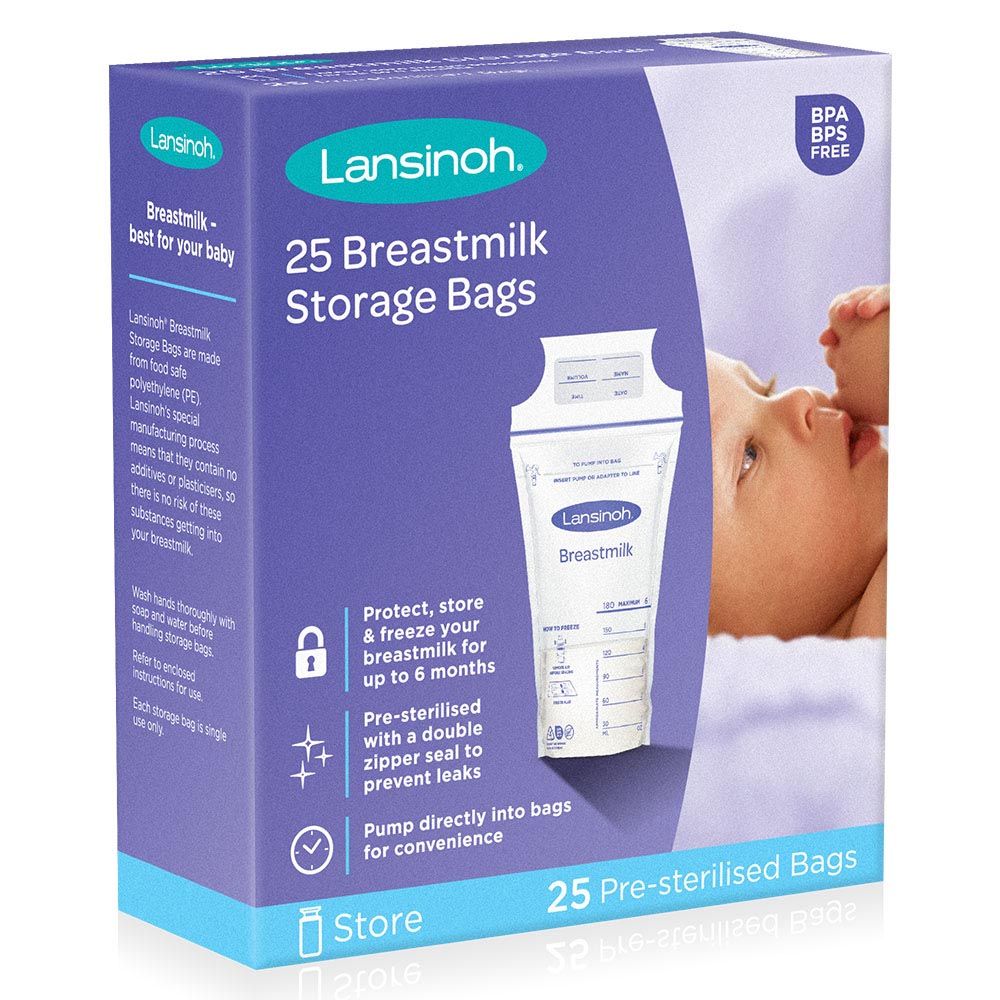 Lansinoh - Breastmilk Storage Bags - 25pcs