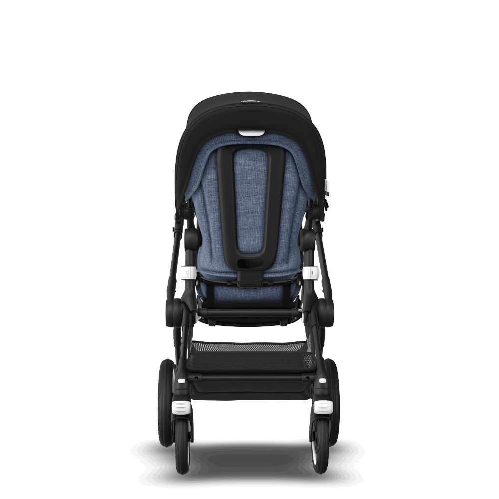 Bugaboo Fox Complete Stroller - BLACK/BLUE MELANGE/BLACK