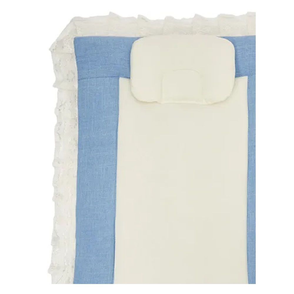 Little Angel - Baby Mattress W/Pillow - Blue