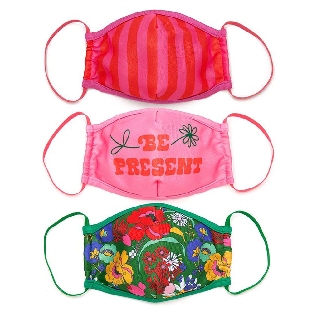 ban.do - Positivity Mask Set of 3, Present/Superbloom/Stripe