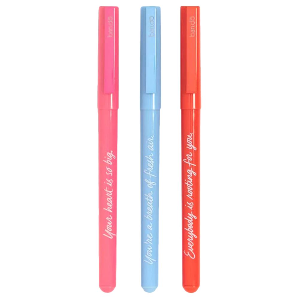 Ban.do - Breath Of Fresh Air Write on Pen 3pc-Set