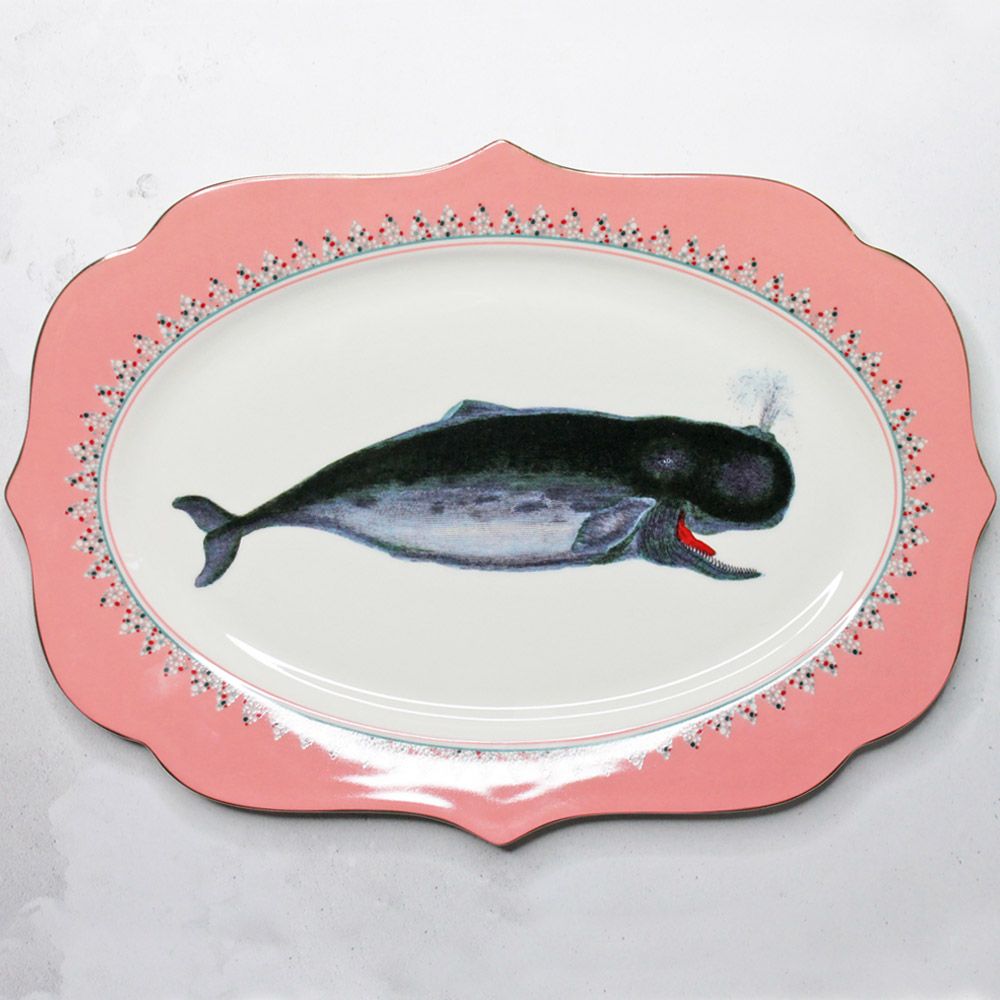 Yvonne Ellen - Platter Serving Plate Whale 32cm