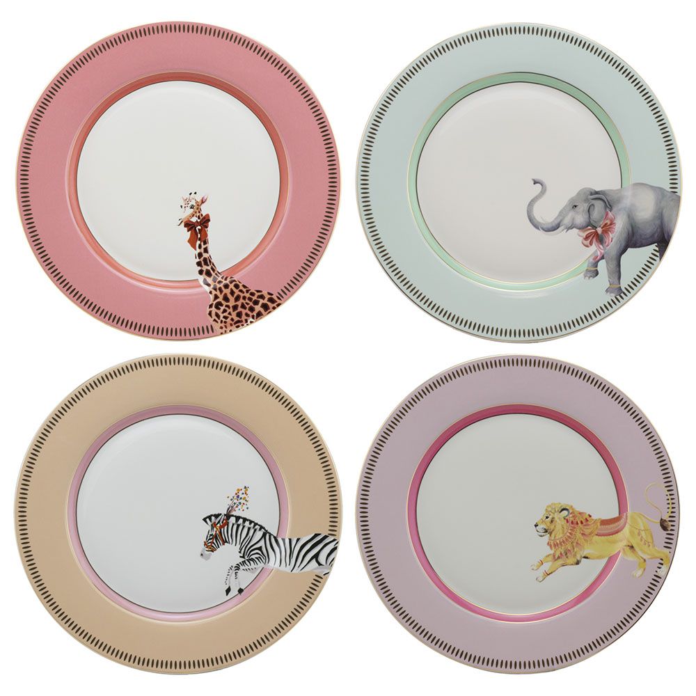 Yvonne Ellen - Dinner Plates 26.5cm - Set of 4 - Animals