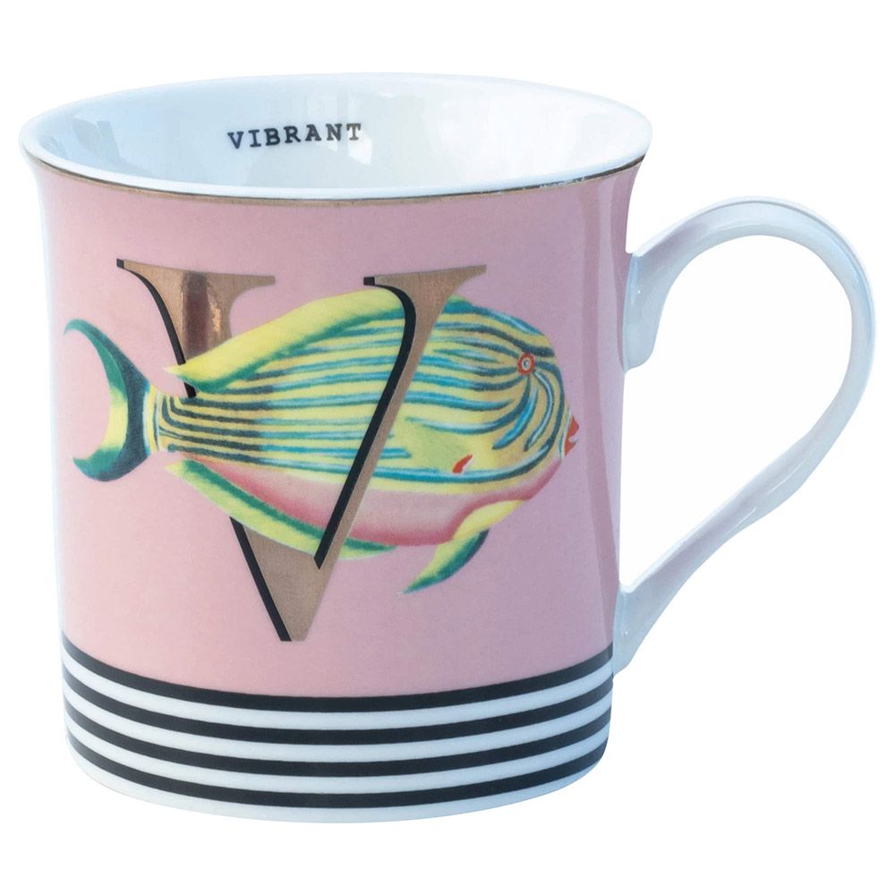 Yvonne Ellen - V For Vibrant Mug - 300ml