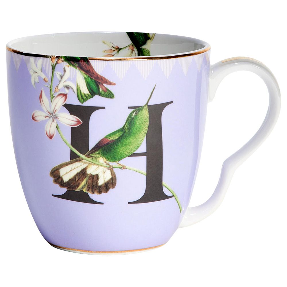 Yvonne Ellen - H - Alphabet Mug - Hummingbird