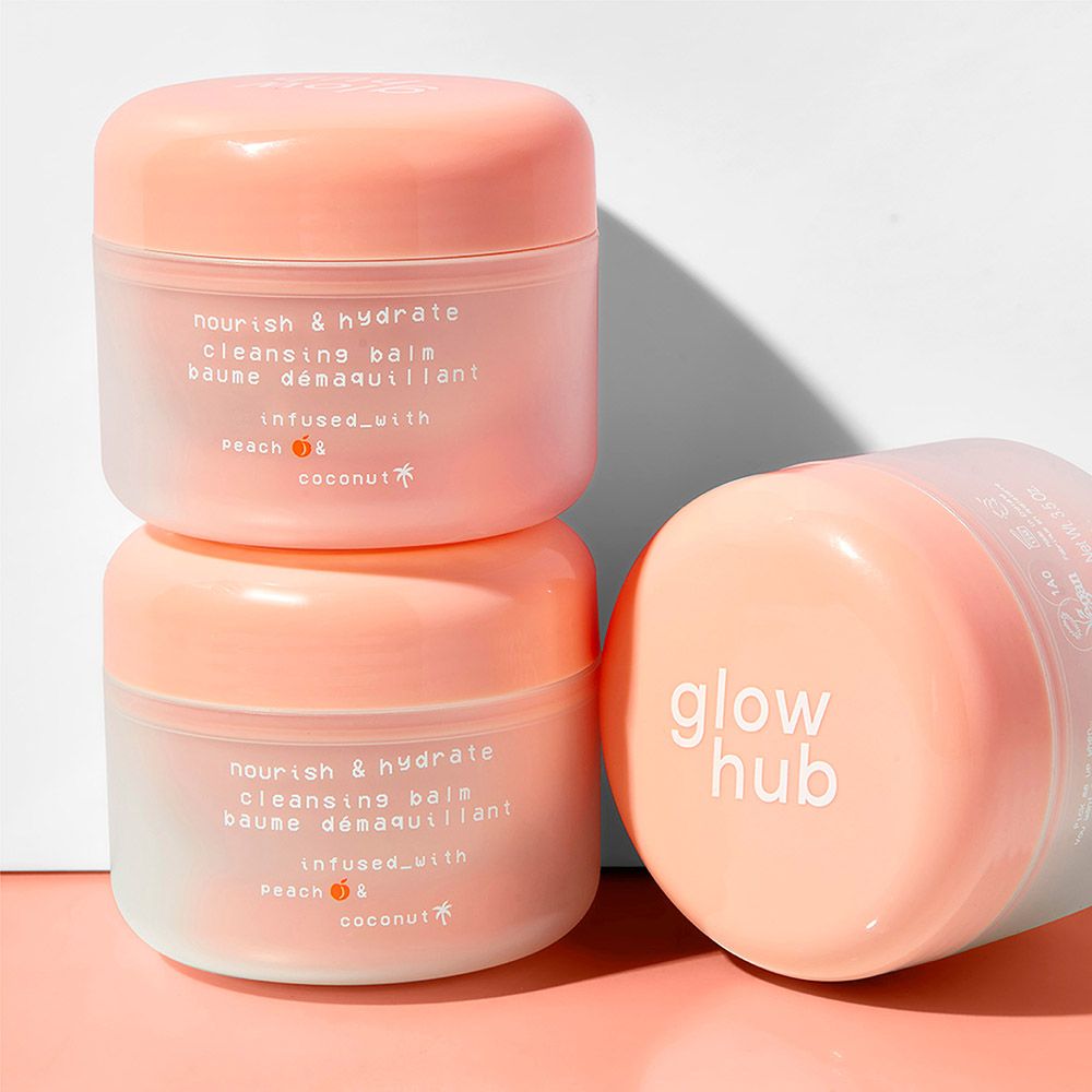 Glow Hub - Nourish & Hydrate Cleansing Balm 100G - Peach