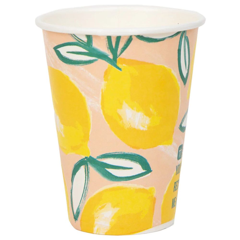 Talking Tables - Citrus Choice Home Paper Cup - 12Oz - 8pcs