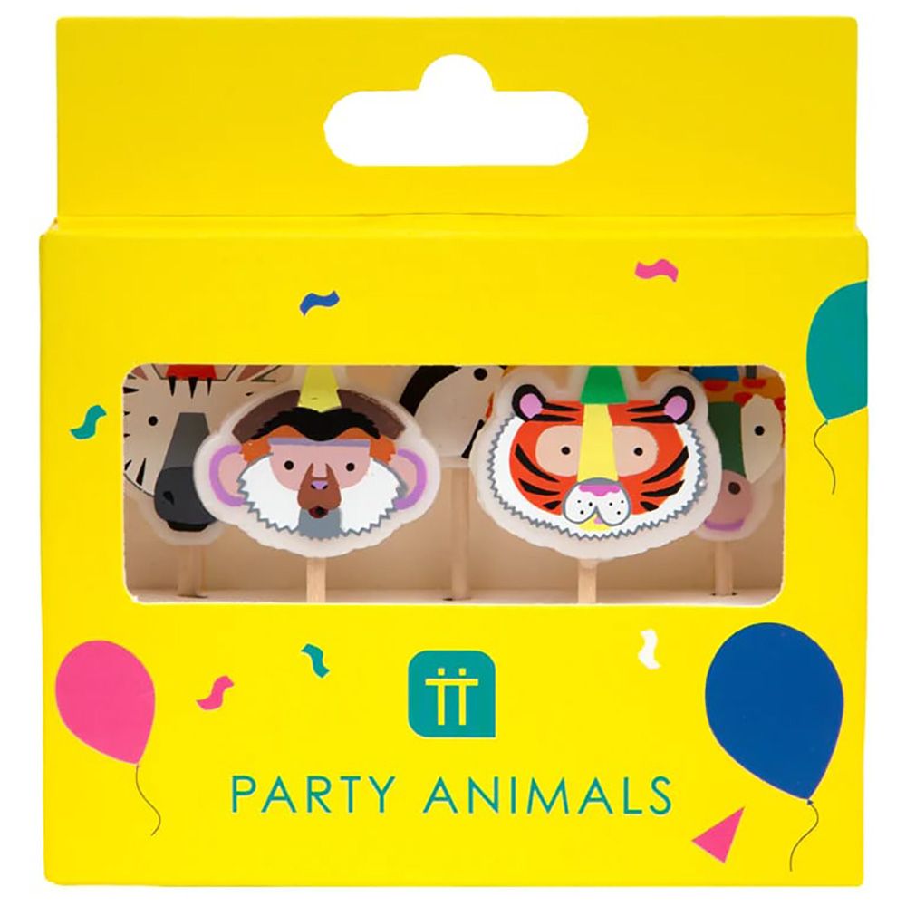 Talking Tables - Party Animals Shaped Candles - 5pcs