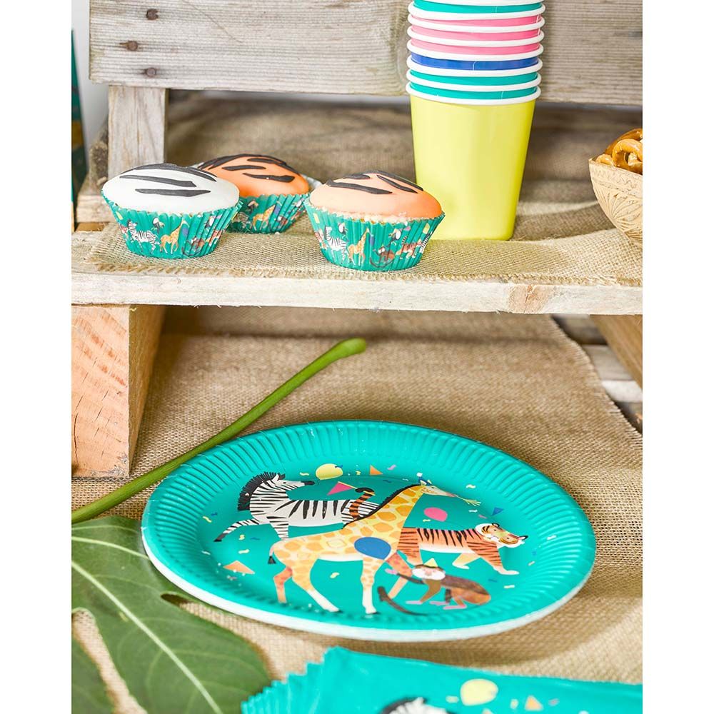 Talking Tables - Party Animals Plate - 23cm - 8pcs