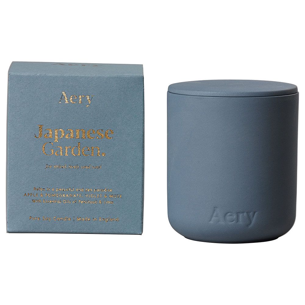 Aery - Japanese Garden Candle - Blue