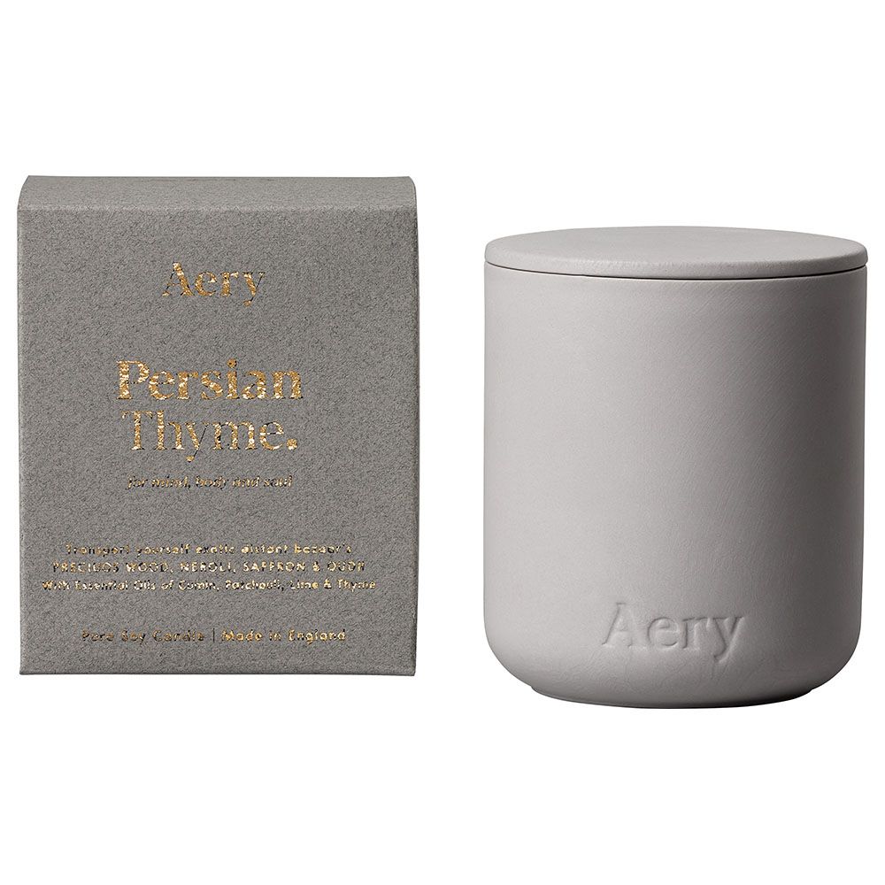 Aery - Persian Thyme Candle - Grey