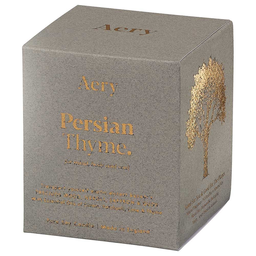 Aery - Persian Thyme Candle - Grey