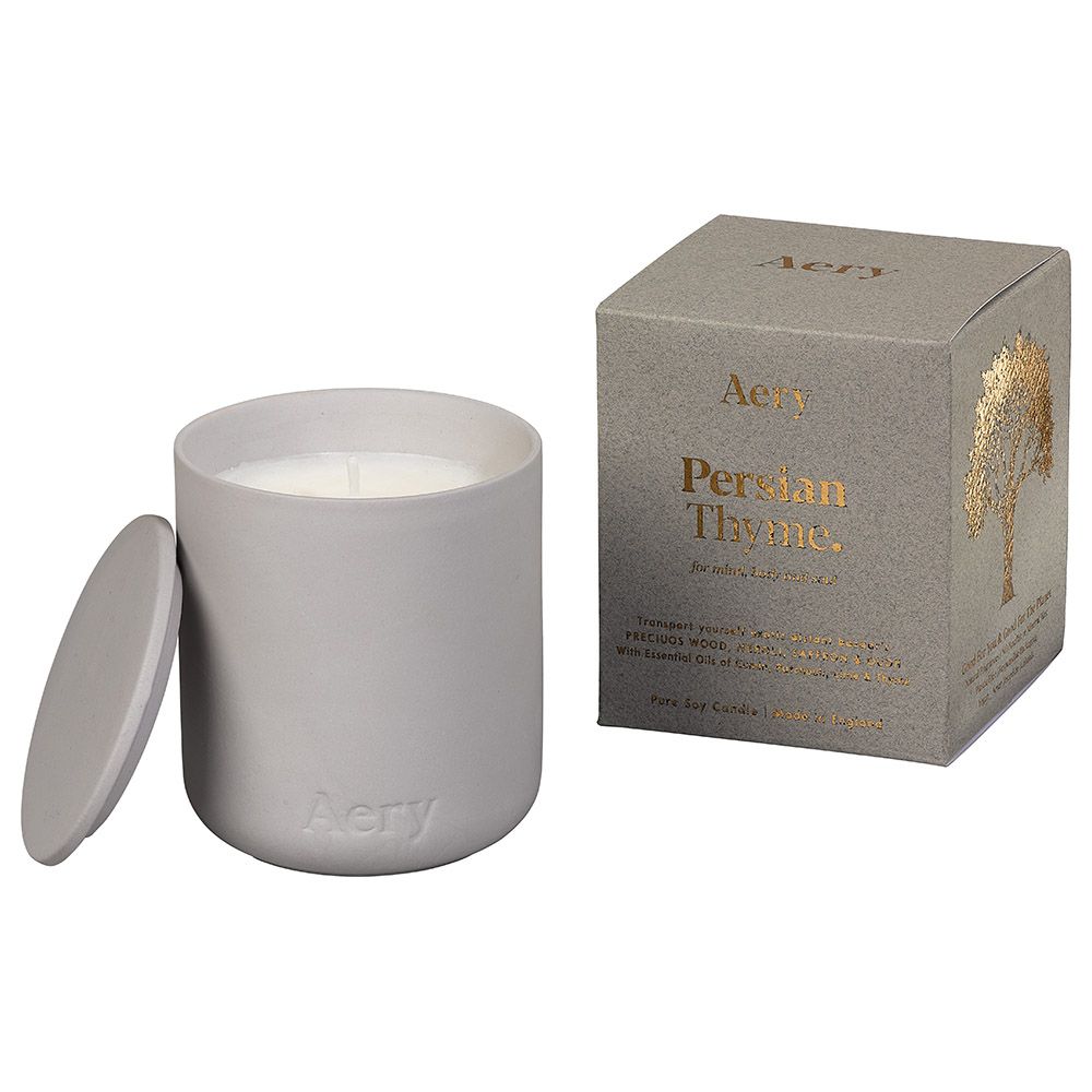 Aery - Persian Thyme Candle - Grey