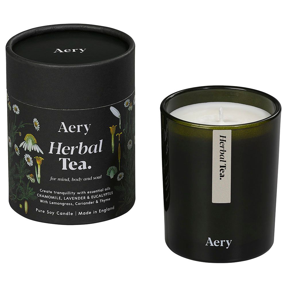 Aery - Herbal Tea Candle 200g - Black