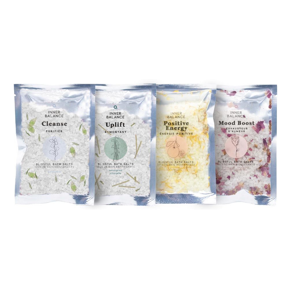 Aroma Home - Uplift & Energize Set - Bath Salt, Balm & Room Mists