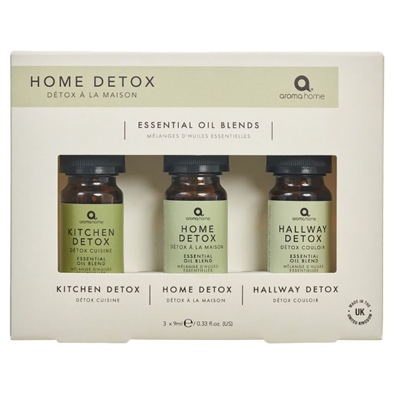 Aroma Home - Home Detox Essential Oil Blends - 3x9ml