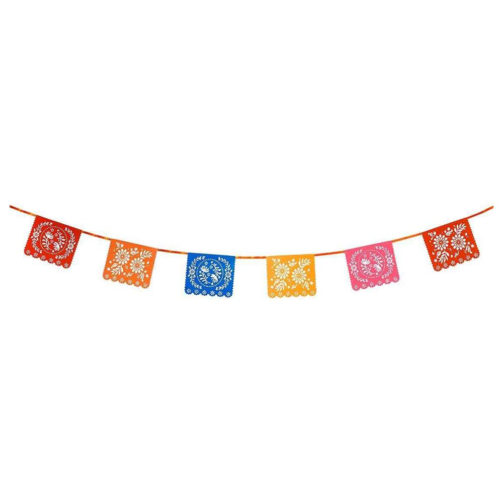 Talking Tables - Boho Paper Rectangle Bunting - 4M - Pack of 2