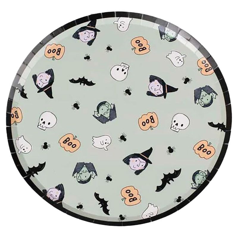 Ginger Ray - Boo Crew Characters Paper Plate - 8pcs