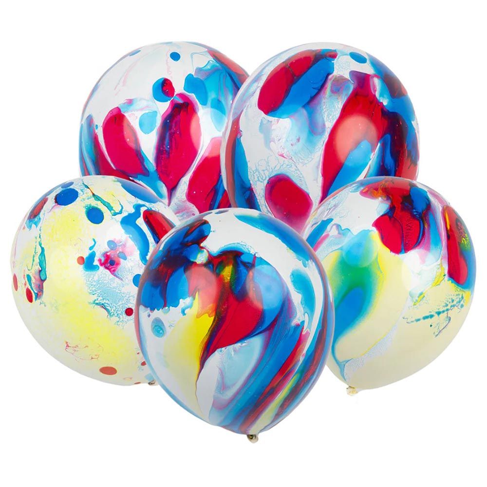 Talking Tables - Marble Balloons Multi - 30cm - Pack Of 5