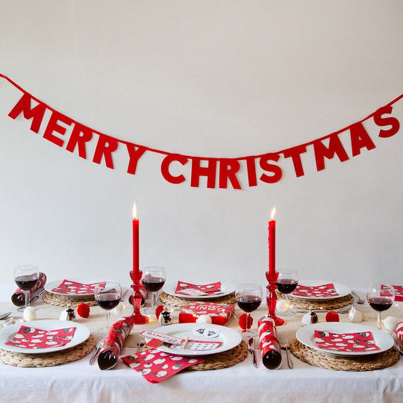 Talking Tables - Botanical Nutcracker Merry Christmas Garland - 2M