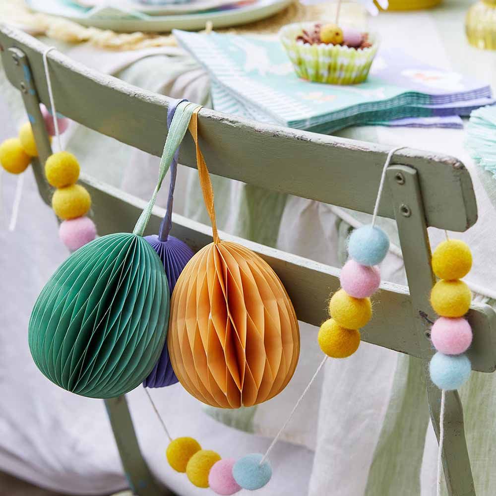 Talking Tables - Spring Bunny Felt Egg Garland - 2m