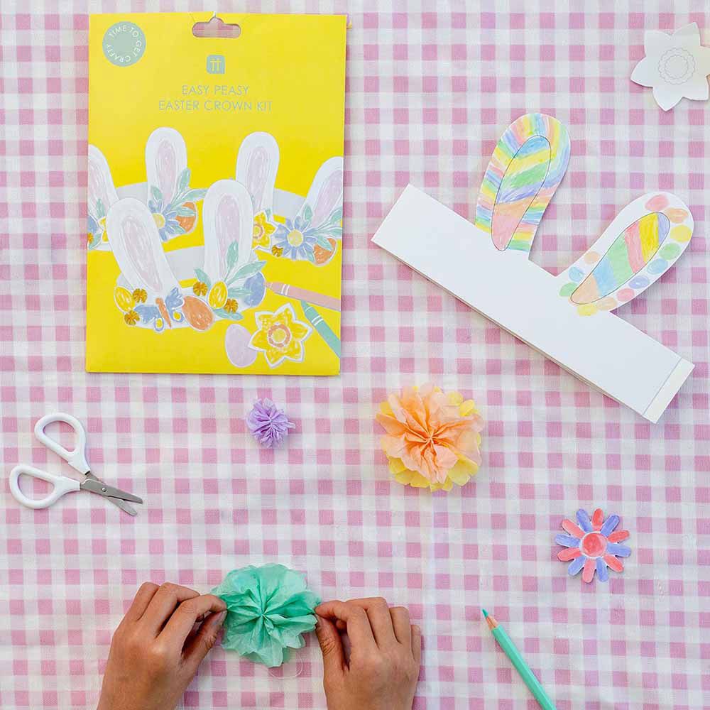 Talking Tables - Spring Bunny Headband Making Kit - 6pc